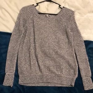 american eagle cozy grey sweater